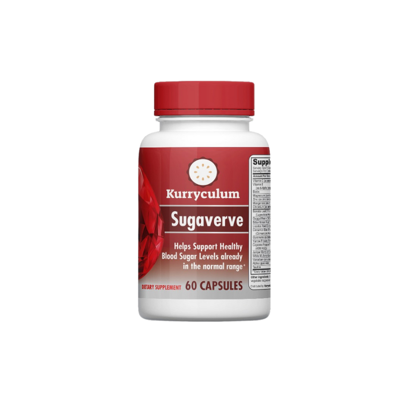 Kurryculum SugaVerve Gluten-Free Sugar Support Dietary Supplements with Cinnamon, 60 Count - Image 5