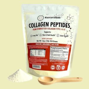 Collagen Peptides Powder - Naturally-Sourced Hydrolyzed Collagen Powder - Hair, Skin, Nail, and Joint Support - Type I & III Grass-Fed Collagen Supplements for Women and Men - 41 Servings - 16oz